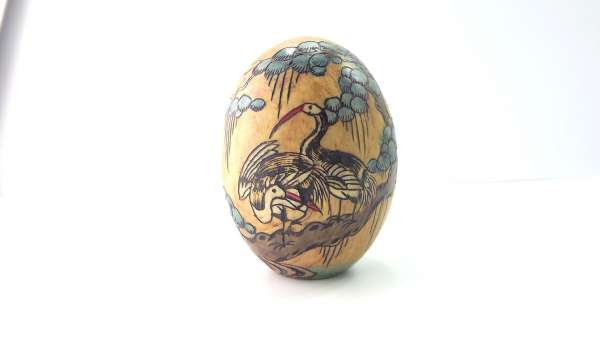 Hand Painted Stone Egg
