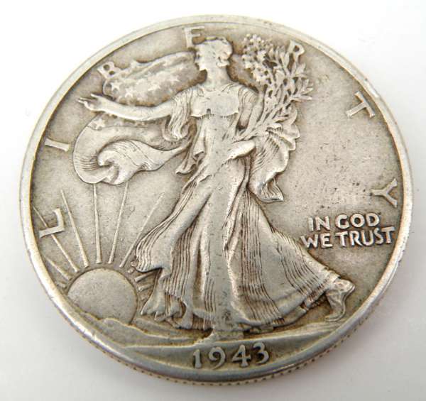 Vintage 1943 -D HALF DOLLAR